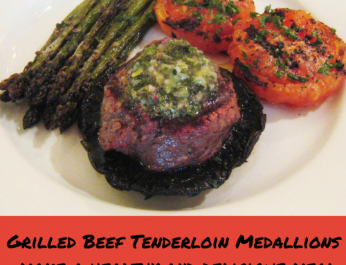 Night at the Grill – Grilled Beef Tenderloin Meal Goes Healthy